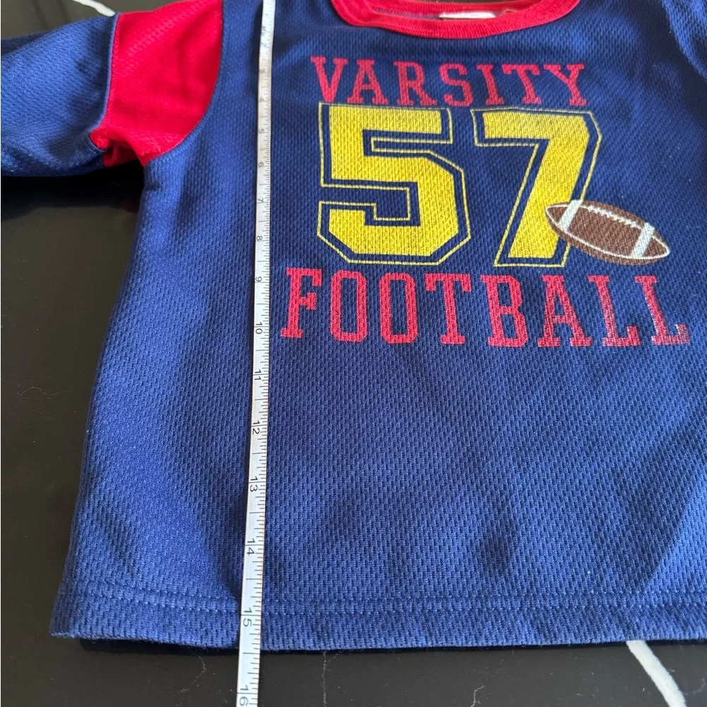 Vintage Carters Varsity‎ Football Kids Shirt - Blue and Red